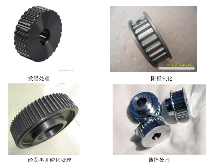 同步带轮表面处理方式